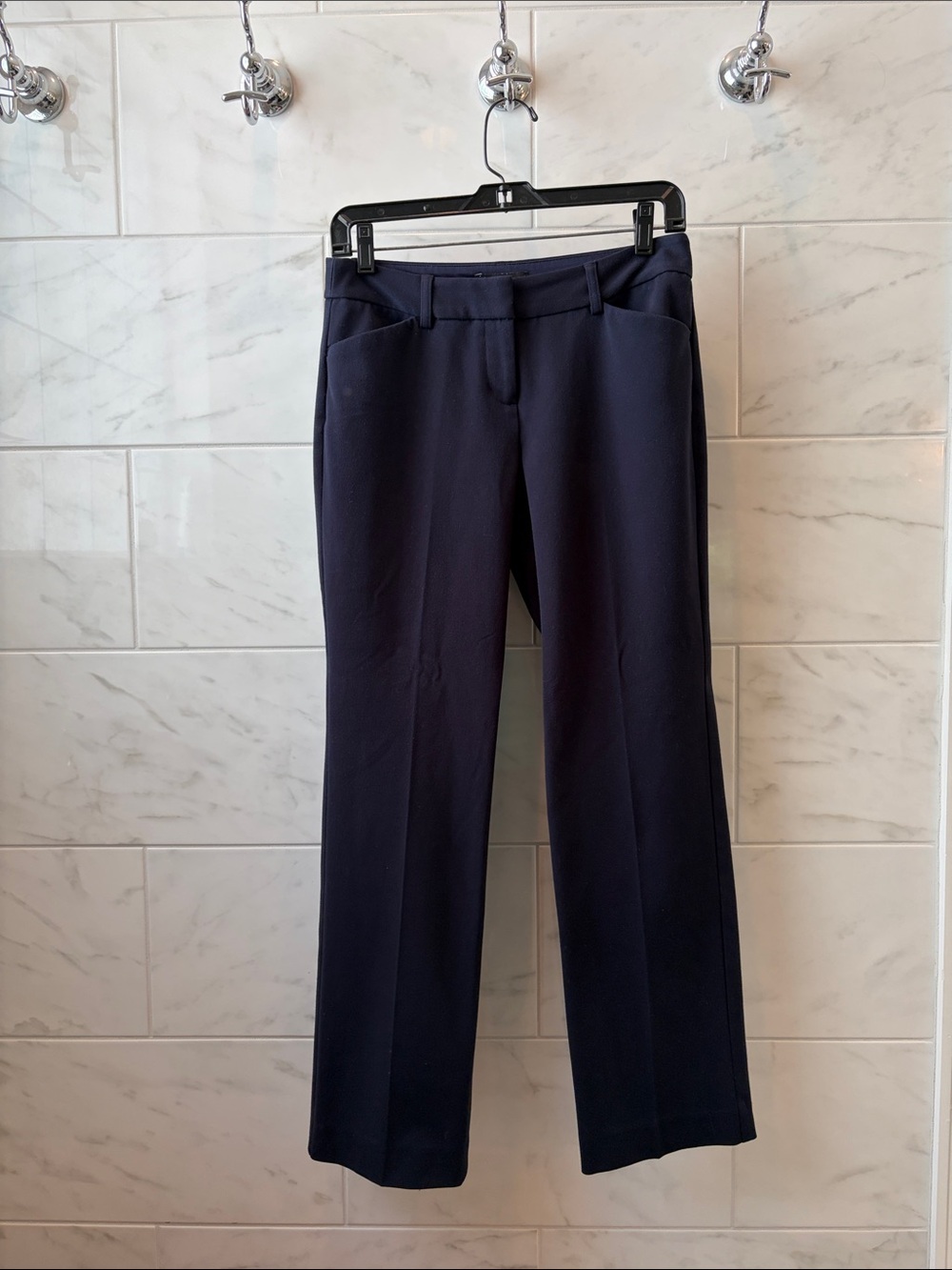 Women's Express Navy Barely Boot Trousers